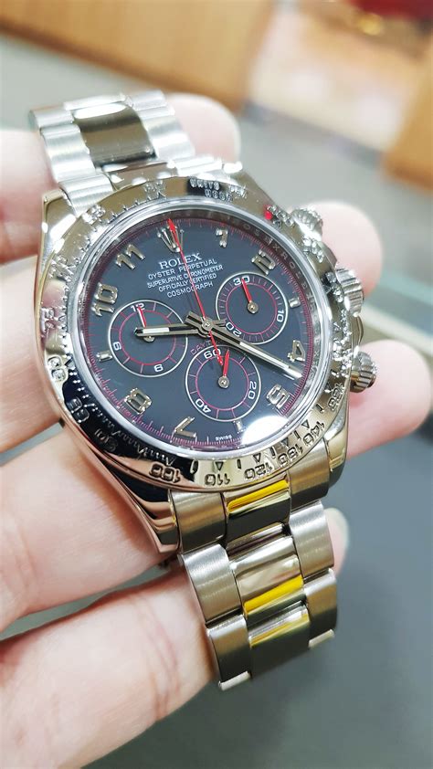 rolex daytona white gold limited edition|rolex daytona white gold price.